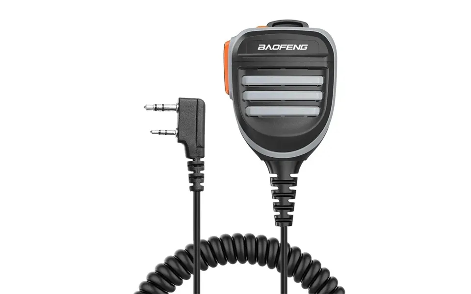 Waterproof Handheld Microphone Shoulder Mic Handheld Mic Universal K Head For Baofeng Walkie Talkie