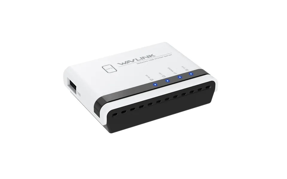 Wavlink Usb2.0 Wireless Printer Server With 10 100mbps Lan Bridge Wifi Support Wired Wireless Standalone Modes For Windo