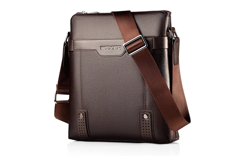 Weixier Men Classic Shoulder Bag Business Casual Bag Mens Backpack Messenger Bag Large Capacity Satchel Bag