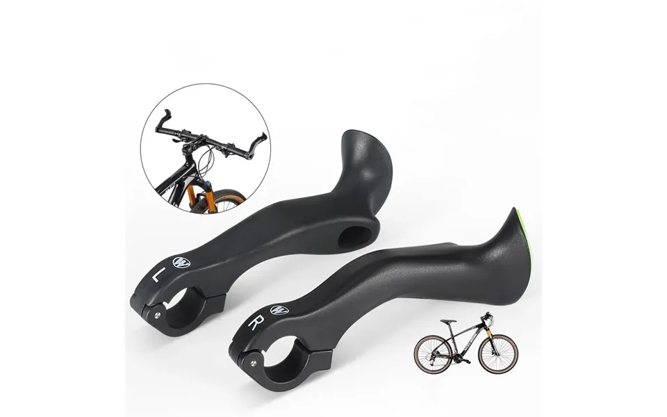 West Biking Adjustable Fluorescent Bicycle Extended Handlebar Lightweight Mountain Bike Bar Ends Deputy Handle