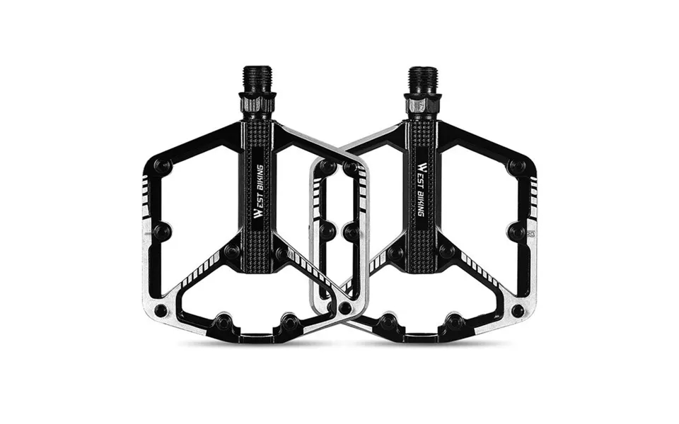 West Biking Du Bearing Bicycle Pedal Anti-slip Cycling Pedal Ultralight Aluminum Alloy For Mtb Bike Road Bike