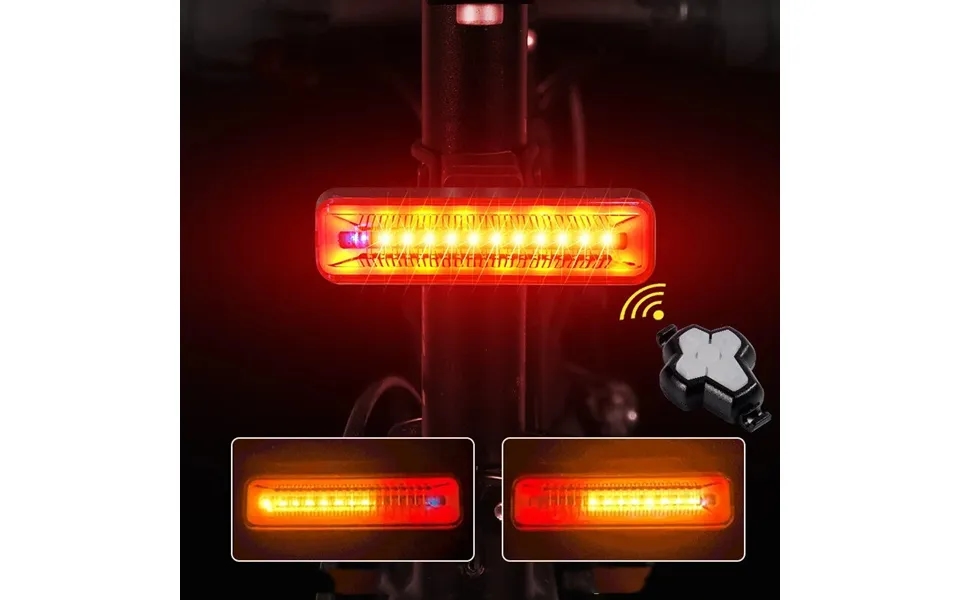 West Biking Wireless Bike Taillight 500mah Battery 5 Light Modes Usb Rechargeable Waterproof Wear-resistant Bicycle Rear
