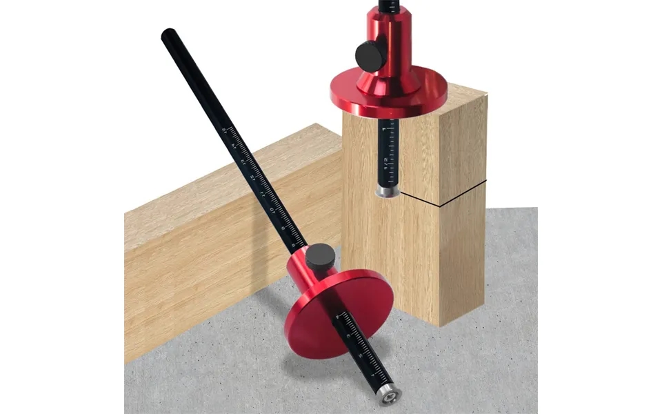 Wheel Marking Gauge Woodworking Scriber Dual Inch & Mm Scale Parallel Line Drawing Mortise Measuring
