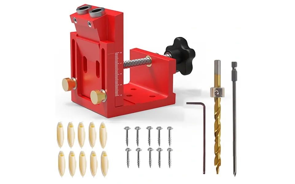 Woodworking Hole Puncher Adjustable Oblique Hole Locator With Metric And Imperial Calibration Aluminum Alloy Cabinet Pla