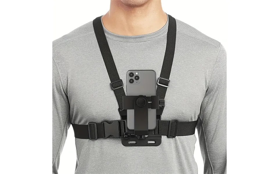 Xanes First-person View Bike Holder Sports Chest Shooting Camera Strap Live Outdoor Cycling Cell Adjustable Phone Clip H