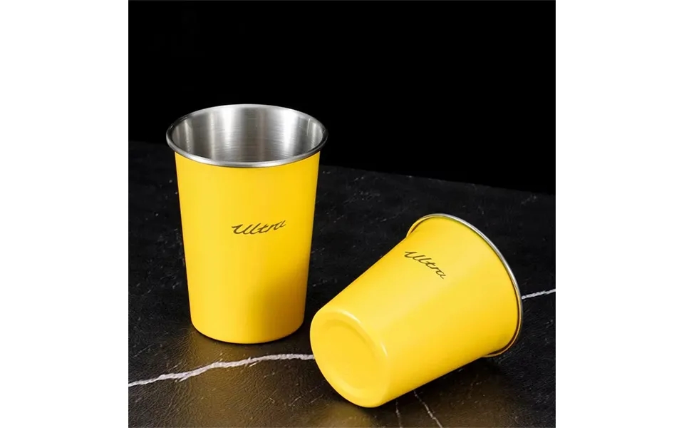 Xiaomi 2pcs 350ml Stainless Steel Tumbler Mini Portable Whiskey Cups Office And Gym Mugs Eco-friendly Water Bottle For H