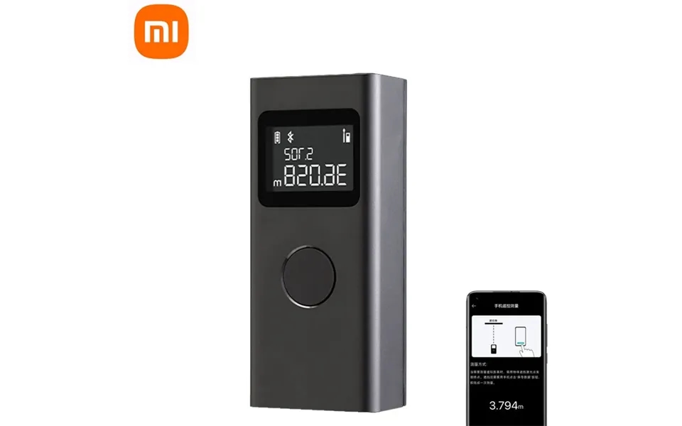 Xiaomi Mi Smart Laser Distance Meter Black - Accurate Measuring Tool For Home And Construction With Long Range And Bluet