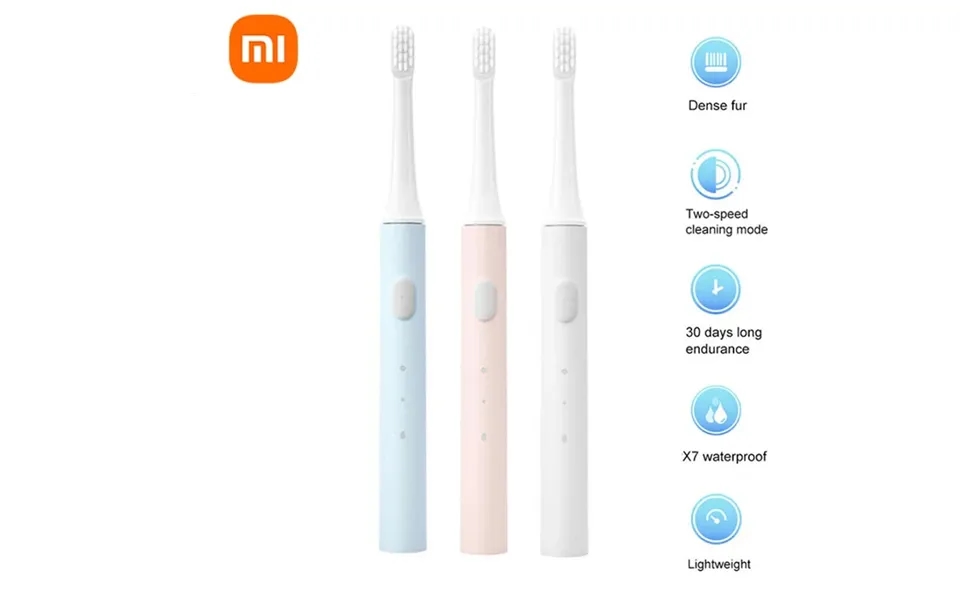 Xiaomi Mijia T100 Sonic Electric Toothbrush Rechargeable Ipx7 Waterproof 16500 Rpm High Frequency Vibration 30 Days Endu