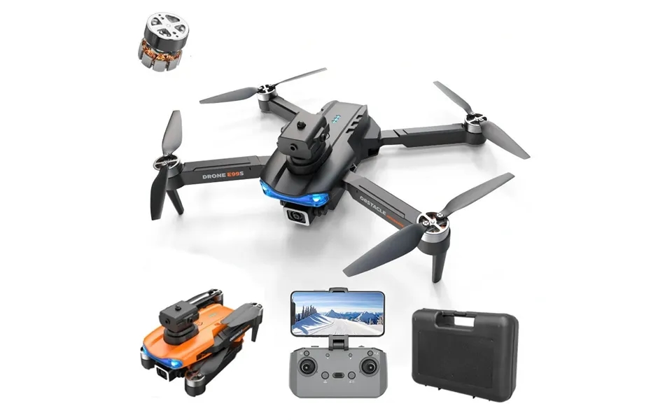 Xkj E99s Mini Wifi Fpv With Hd Dual Camera 360 Obstacle Avoidance Optical Flow Positioning Brushless Foldable Rc Drone
