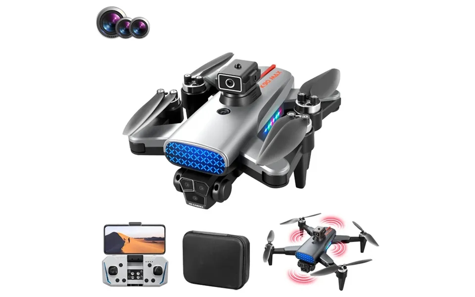 Xkj K90 Max Gps Three Camera 5g Wifi Fpv With 4k Esc 3 Lens 360â Obstacle Avoidance Optical Flow Positioning Brushless H