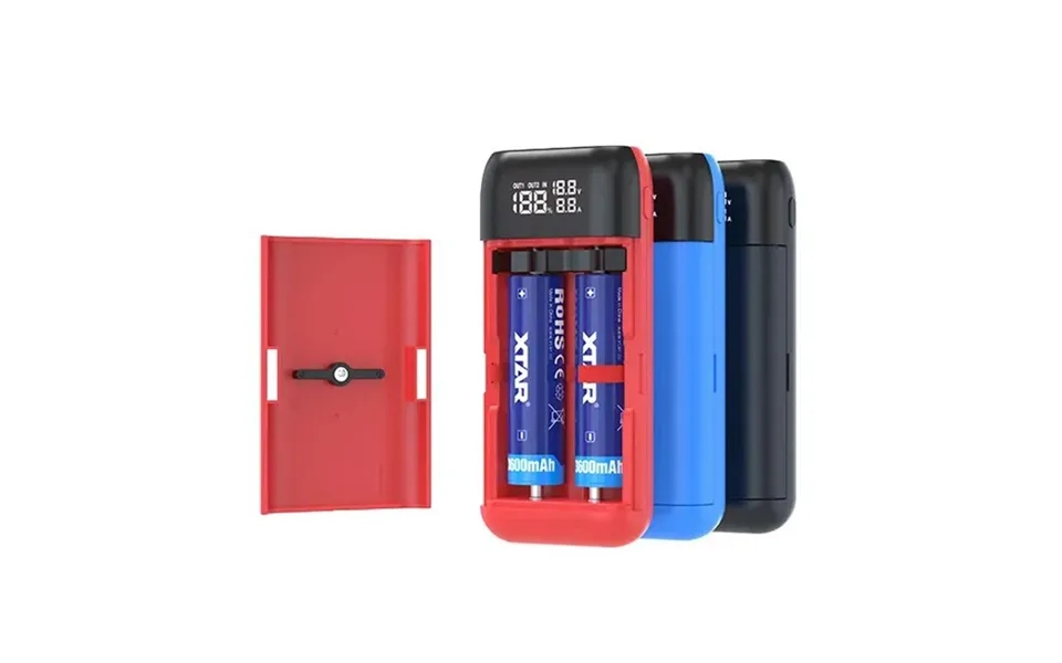 Xtar Pb2sl Power Bank 18650 Battery Charger Qc3.0 Fast Charge 21700 20700 18700 Rechargeable Batteries 18650 Charger Pow