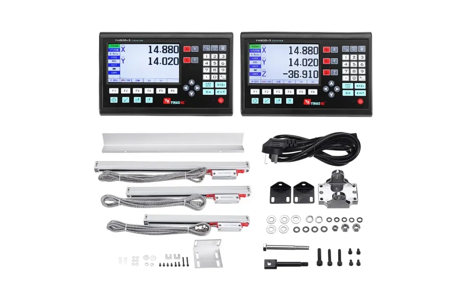 Yihaogd Yh Lcd 2 3 Axis Grating Cnc Milling Digital Readout Display Dro Ka300 5 M Ttl 70-970mm Electronic Linear Scale