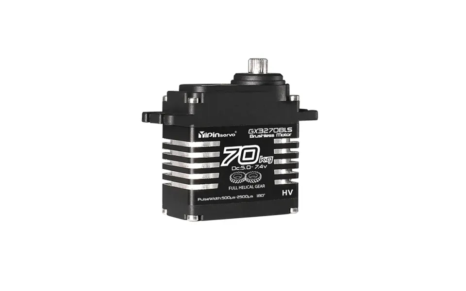 Yipinservo Gx3270bls 25t 180 270 70kg High Torque Magnetic Induction Ip68 Waterproof Digital Servo For 1 8 1 10 Rc Car