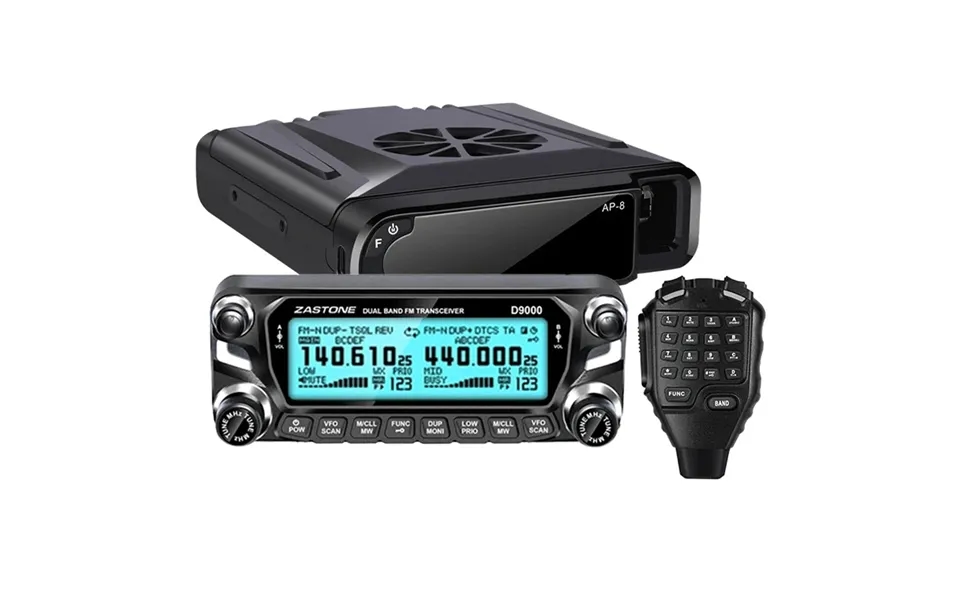 Zastone D9000 Auto Walkie Talkie Radio Station 50w Uhf Vhf Ham Hf Transceiver Dual Band 136-174 400-520mhz Channel Spaci