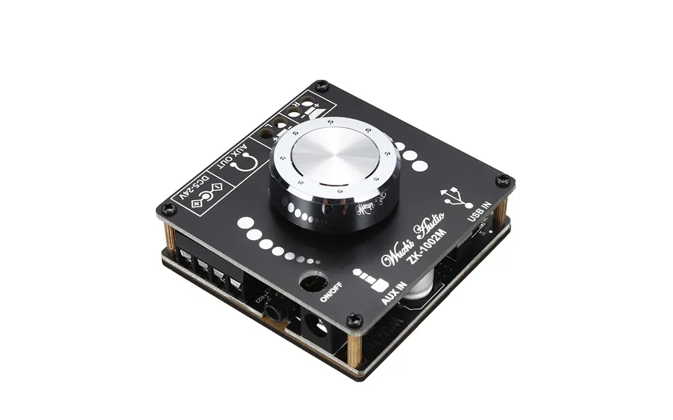 Zk-1002m 100w 100w Bluetooth 5.0 Power Audio Amplifier Board Stereo Amp Amplificador Home Theater Aux Usb 100w*2