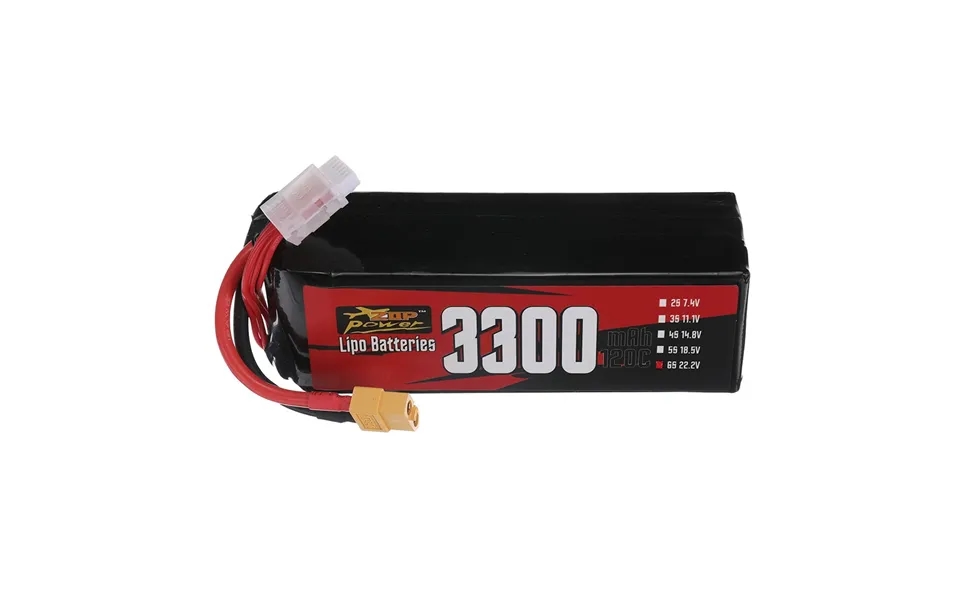 Zop Power 6s 22.2v 3300mah 120c 73.26wh Lipo Battery Xt60 Plug For Rc Drone