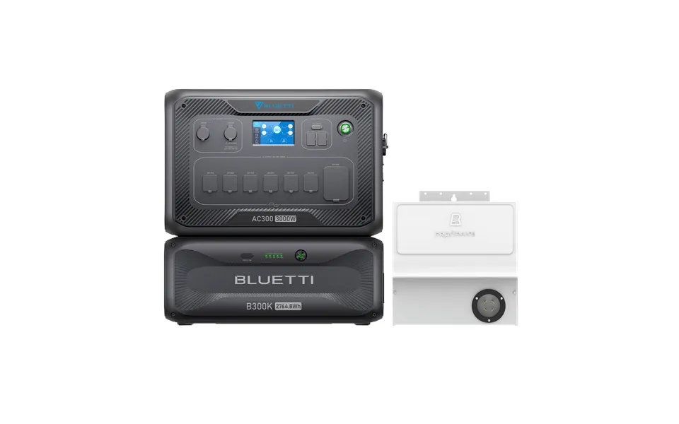 Bluetti Ac300 2*b300k Home Integration Kit 120v Home Battery Backup Grid-tied System - 3,000w Ac Pure Sine Wave Inverter
