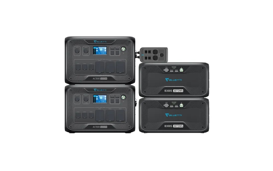 Bluetti Ac500 B300s Whole-home Battery Backup Power 5000w Pure Sine Wave Inverter - 2*ac500 2*b300s P030a 10000w