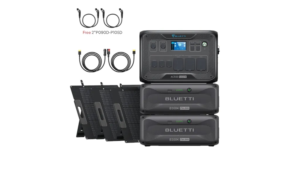 Bluetti Ac500 B300s Whole-home Battery Backup Power 5000w Pure Sine Wave Inverter