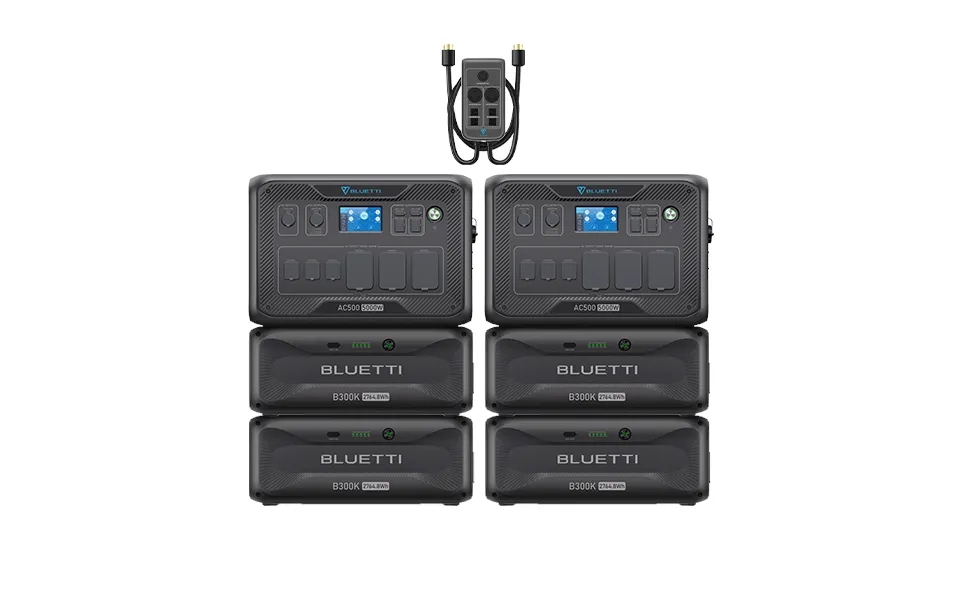 Bluetti Ac500 B300s Whole-home Battery Backup Power 5000w Pure Sine Wave Inverter