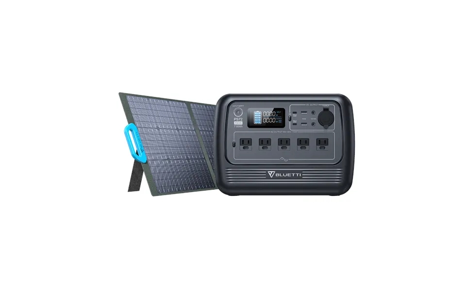 Bluetti Ps72 Portable Power Station 700w 716wh - Ps72 Pv200 700w,718wh,200w Solar Kit