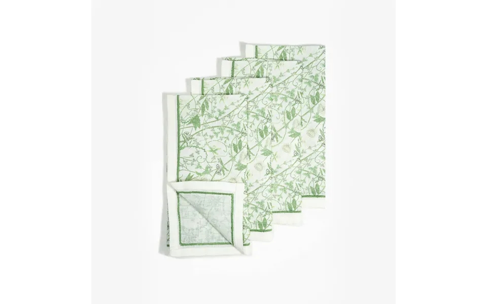 Inner Garden Society Dinner Napkins - Set Of Four