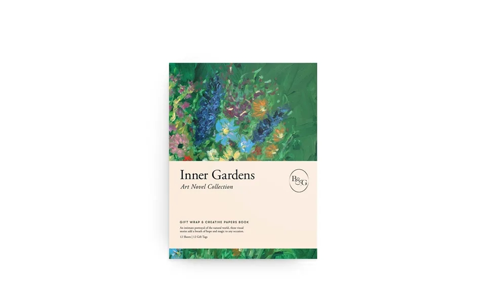 Inner Gardens Gift Wrap & Creative Papers Book