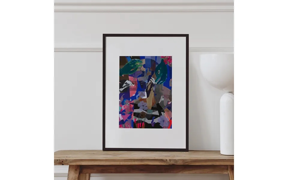 Portrait Of The Beautifully Dead Day Art Print Black Frame 23