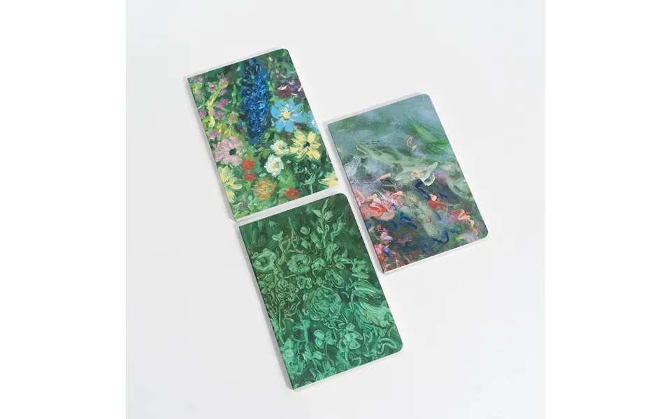 Set Of 3 Pocket Journals - Impressions Of The Secret Garden