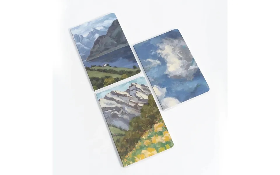 Set Of 3 Pocket Journals - Landscapes Of Frankenstein En Plein Air