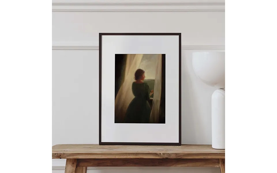 The Discovery Art Print Black Frame 23.8 X 31.5 In - 60 X 80 Cm