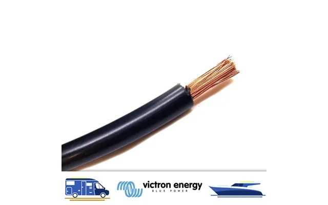 Black 16mm2 Cable Per Meter 110amp Dc For Victron Orion Battery Chargers product image