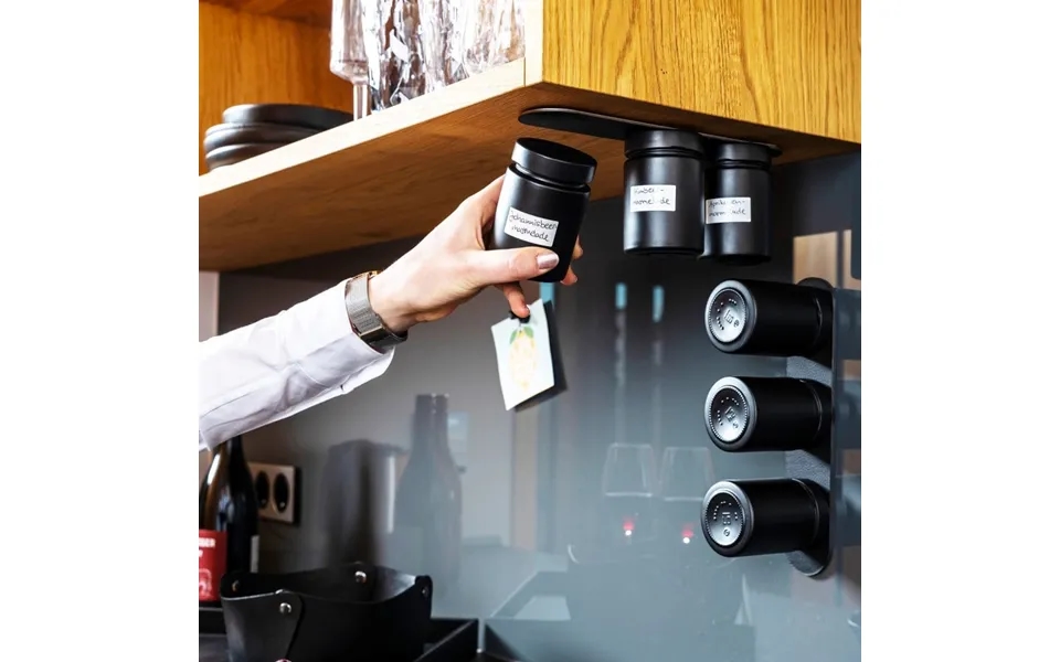 Silwy Magnetic Glass For Delicacies Inc. Strip - All Black 192 Ml