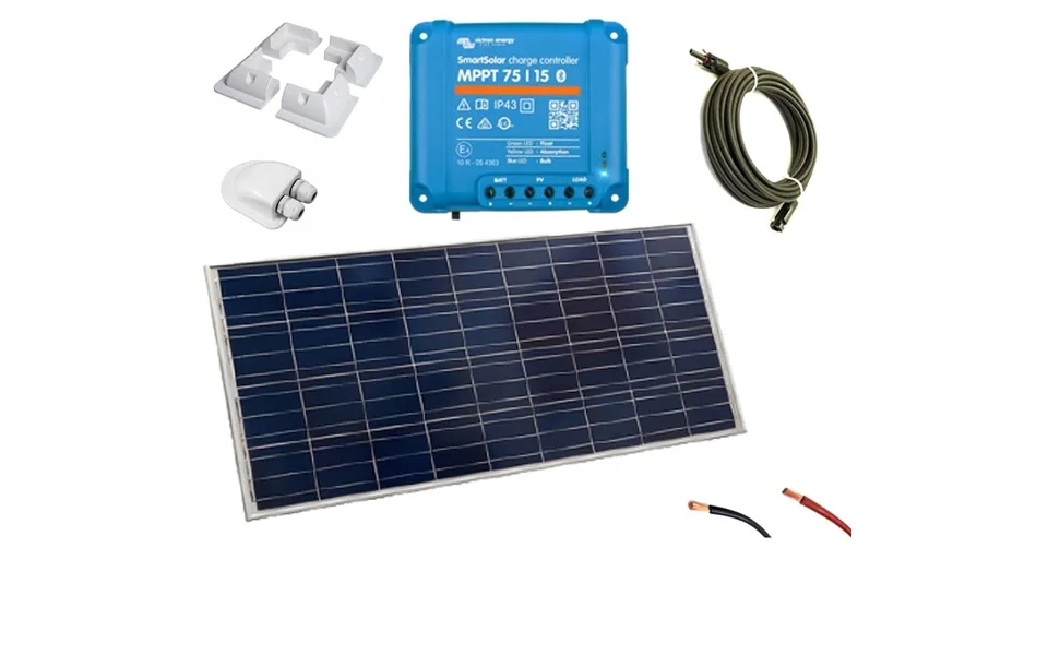 Victron 140w Mono Solar Panel Kit With Smartsolar 75 15 Mppt Scc075015060r