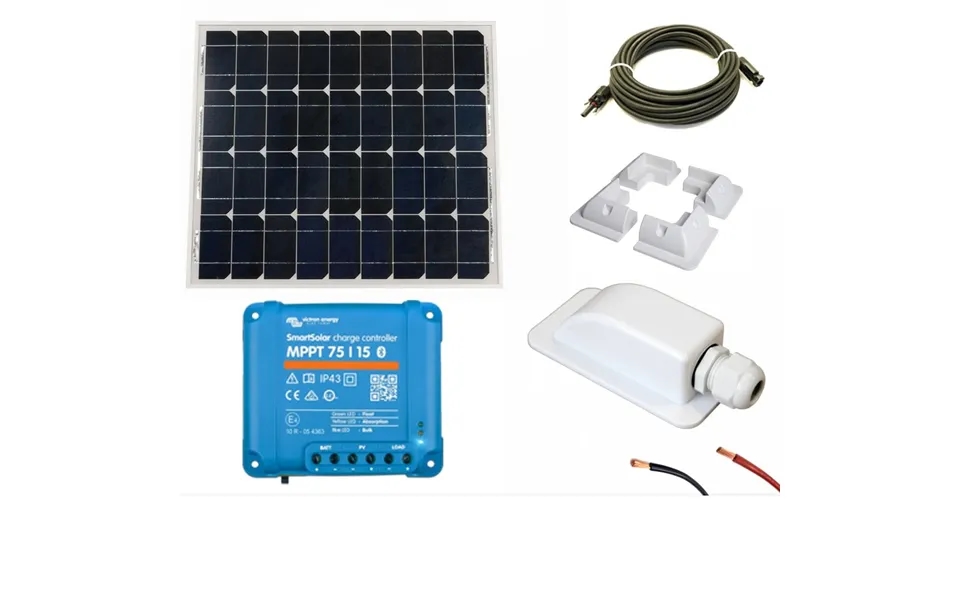 Victron Campervan & Marine Solar Charging Starter Kit 55w With Cables And Mounts