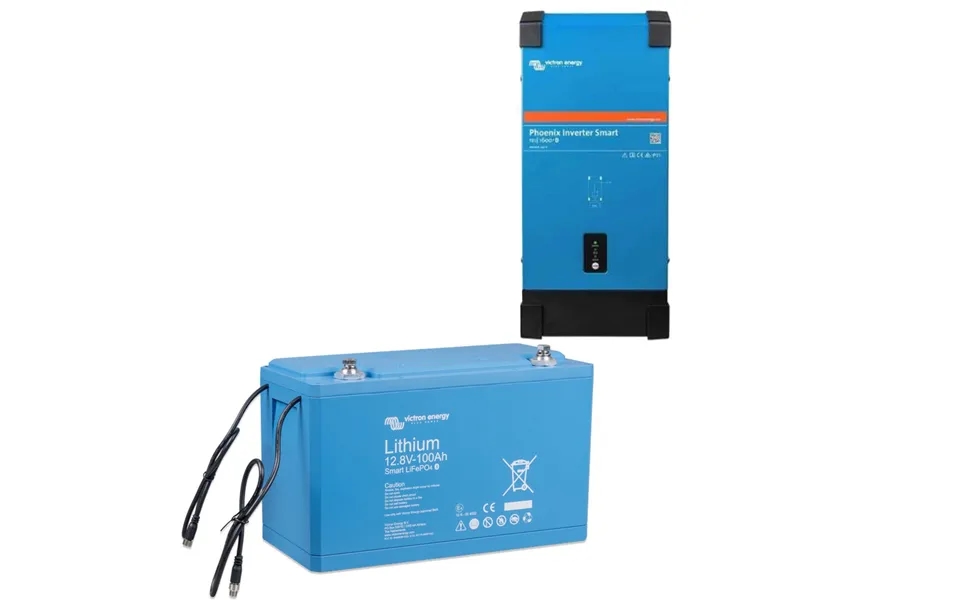 Victron Inverter And Lithium Battery Phoenix Smart 1600 With 12v 100ah Lithium And Bms