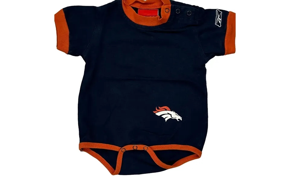 12 Months Denver Broncos Reebok Nfl Bodysuit - 3xs Navy Cotton