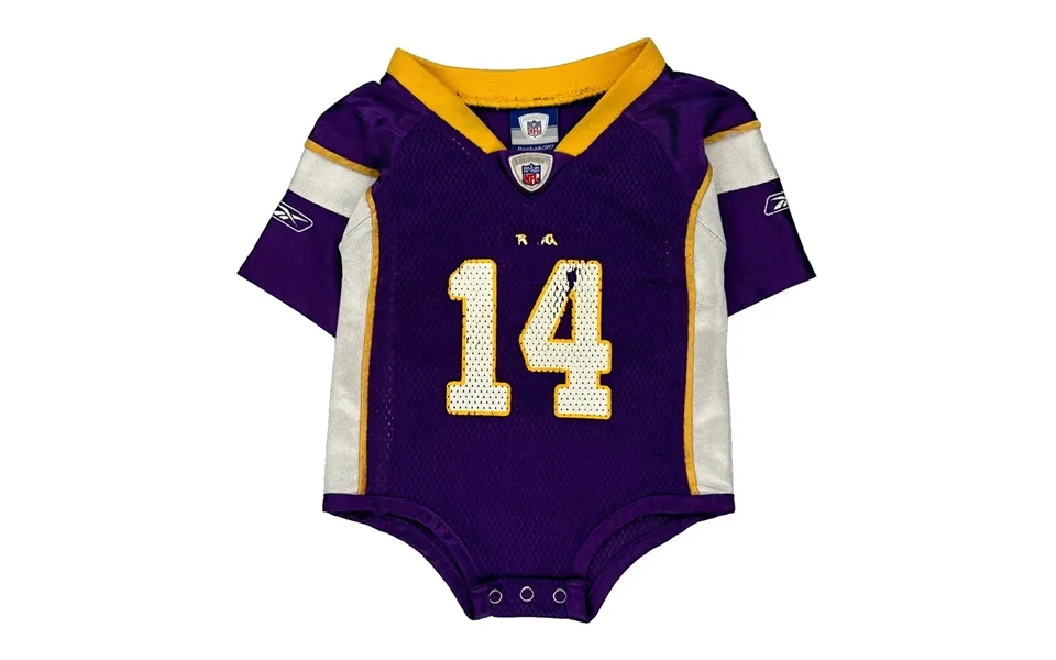 12 Months Reebok Nfl Jersey - 2xs Purple Polyester