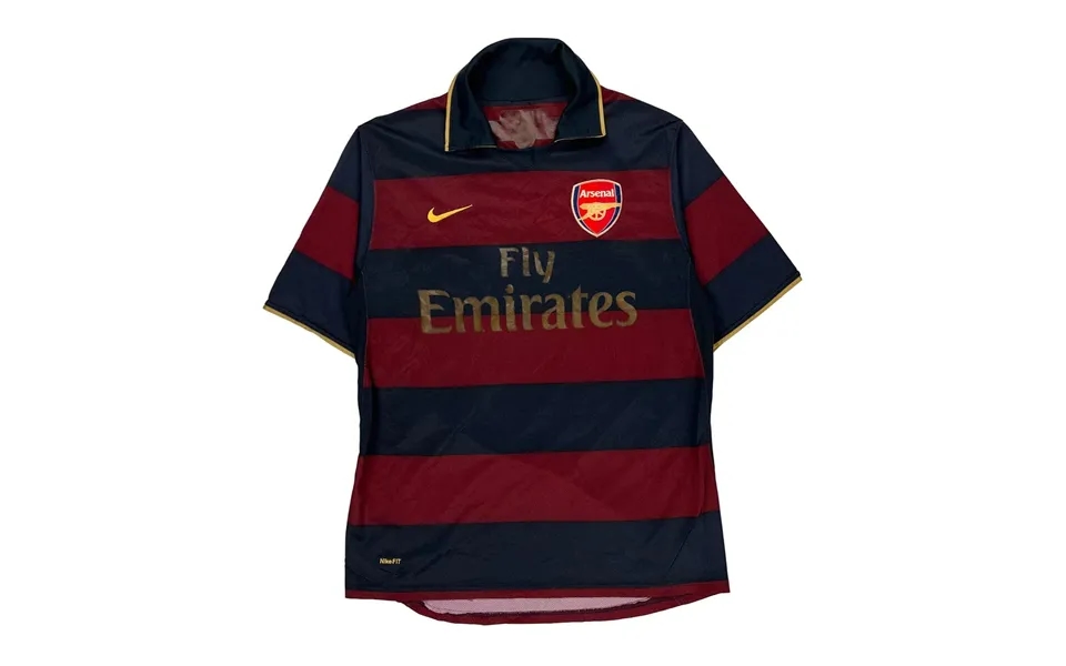 2007-08 Arsenal Third Nike Football Shirt - Medium Navy Polyester