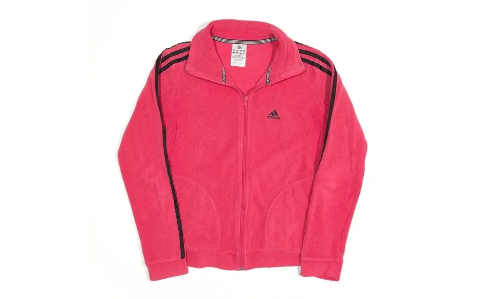 Adidas Pink Fleece Jacket Womens Xs