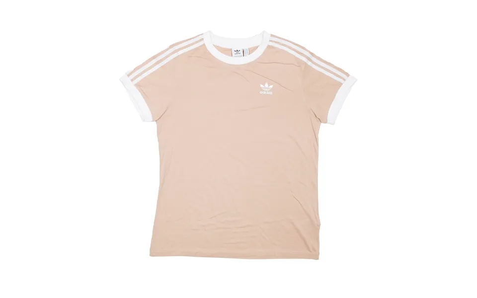 Adidas T-shirt Beige Short Sleeve Womens Uk 8