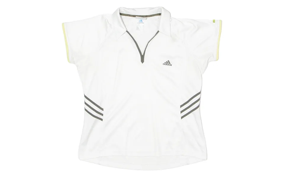 Adidas Womens Jersey White Collared Uk 12