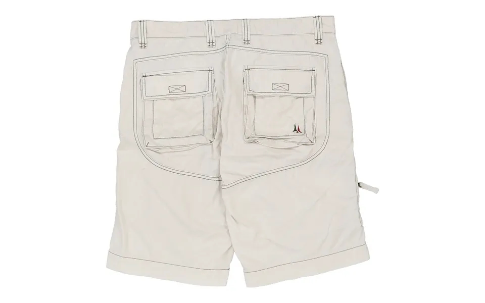 Aeronautica Cargo Shorts - 36w 12l White Cotton