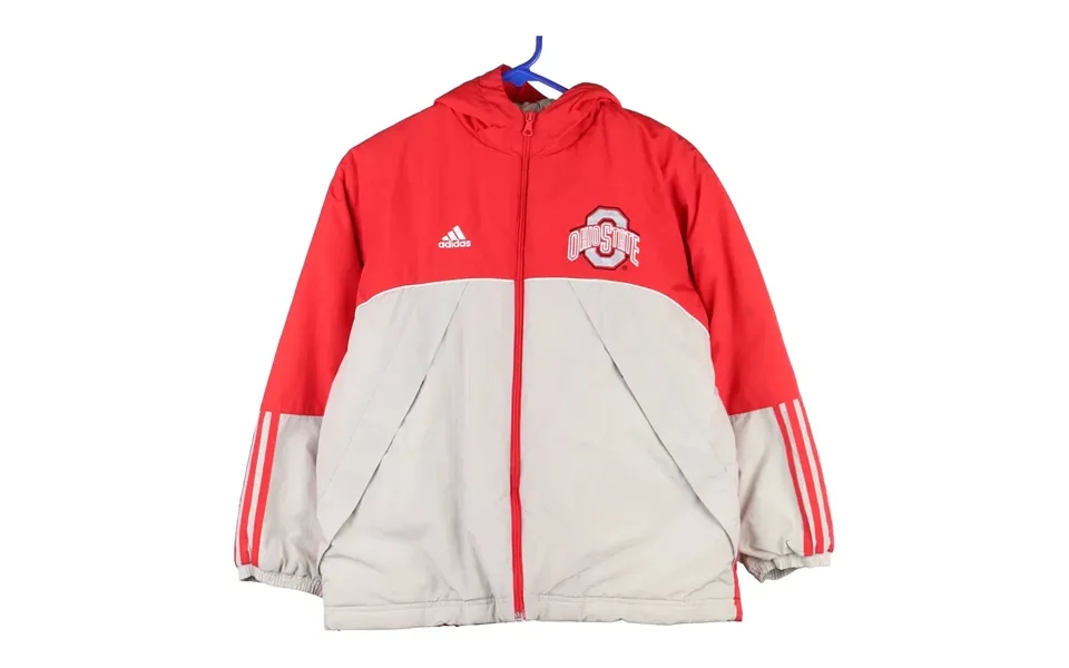 Age 10-12 Ohio State Adidas College Jacket - Large Block Colour Polyester