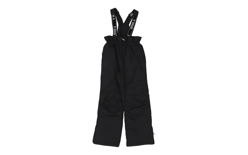 Age 11-12 Brugi Ski Trousers - 24w 26l Black Polyester Blend