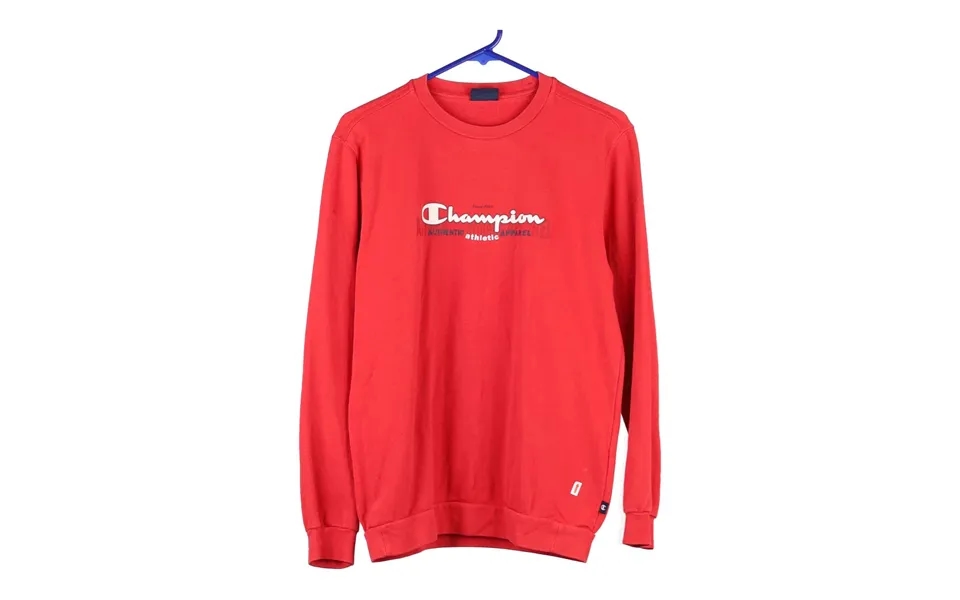 Age 14-15 Champion Sweatshirt - Xl Red Cotton Blend