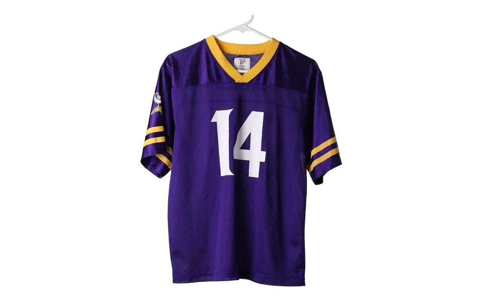 Age 14-16 Minnesota Vikings N.f.l. Team Apparel Jersey - Xl Purple Polyester
