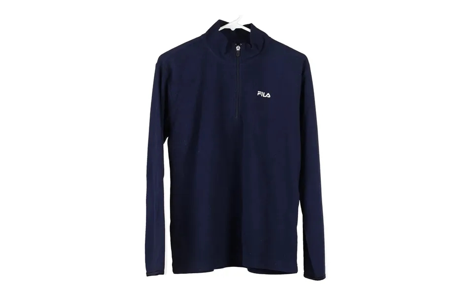 Age 14 Fila Fleece - Large Navy Polyester