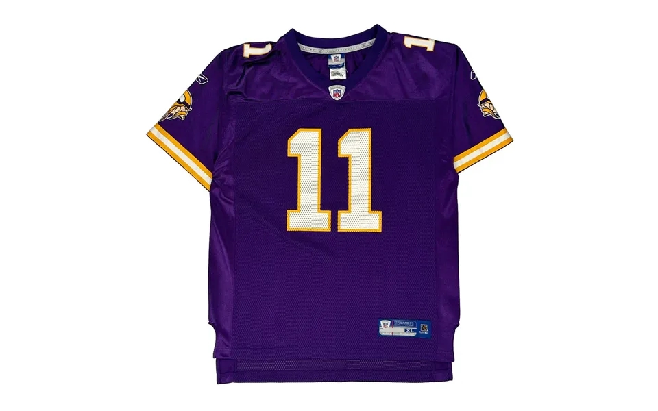 Age 15-16 Minnesota Vikings Reebok Nfl Jersey - Xl Purple Polyester