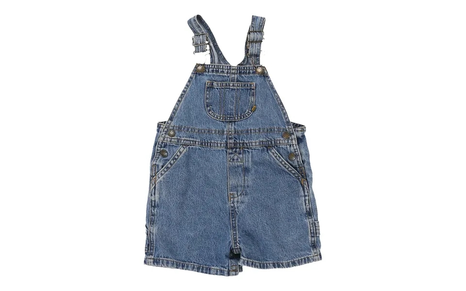 Age 2 Faded Glory Short Dungarees - 20w 2l Blue Cotton